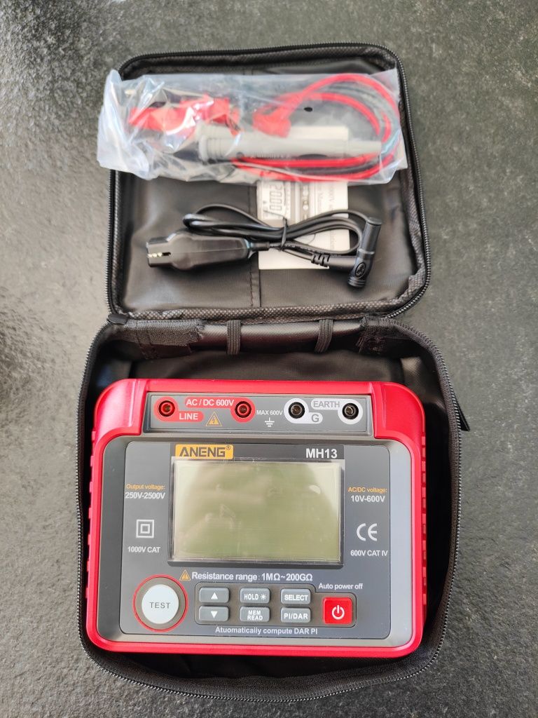 Aneng MH13 2500V induktor miernik rezystancji izolacji tester