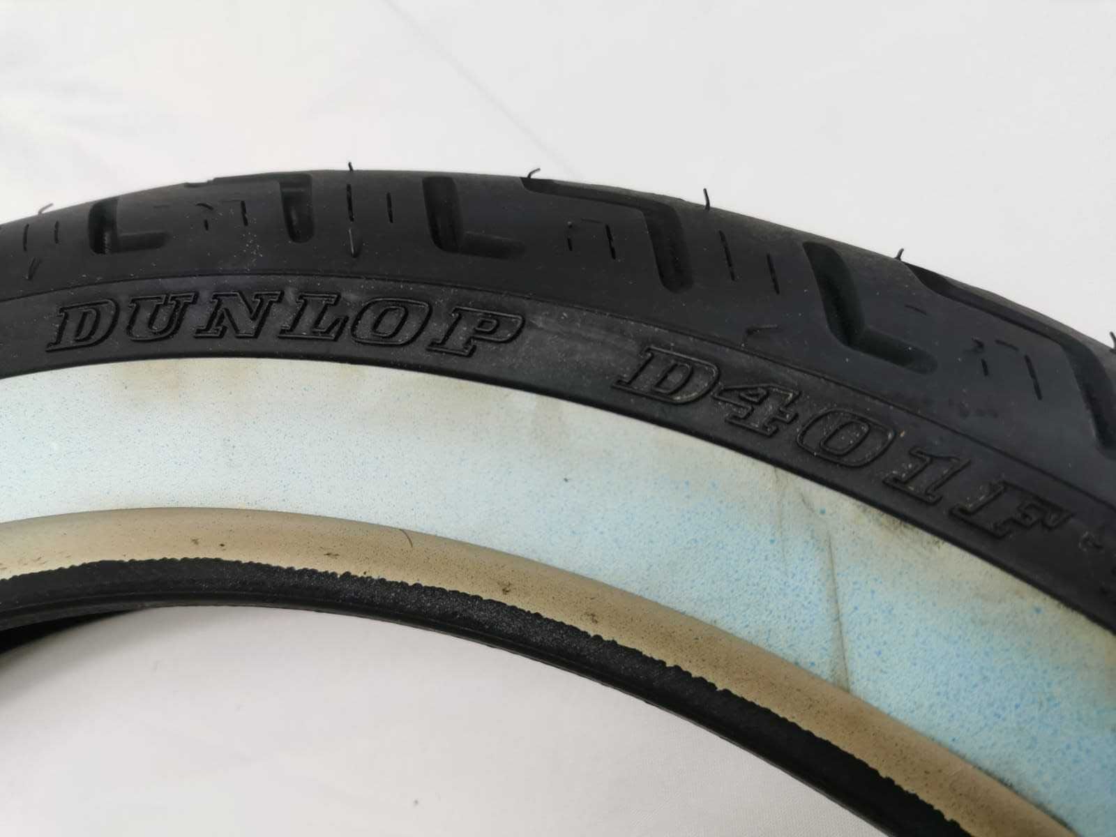 Opona koło Dunlop D401F 100/90/19 NOWA Harley Davidson Biały pasek