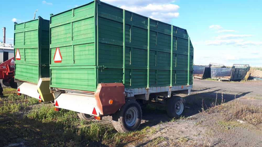 Przyczepa objętościowa 2 osiowa