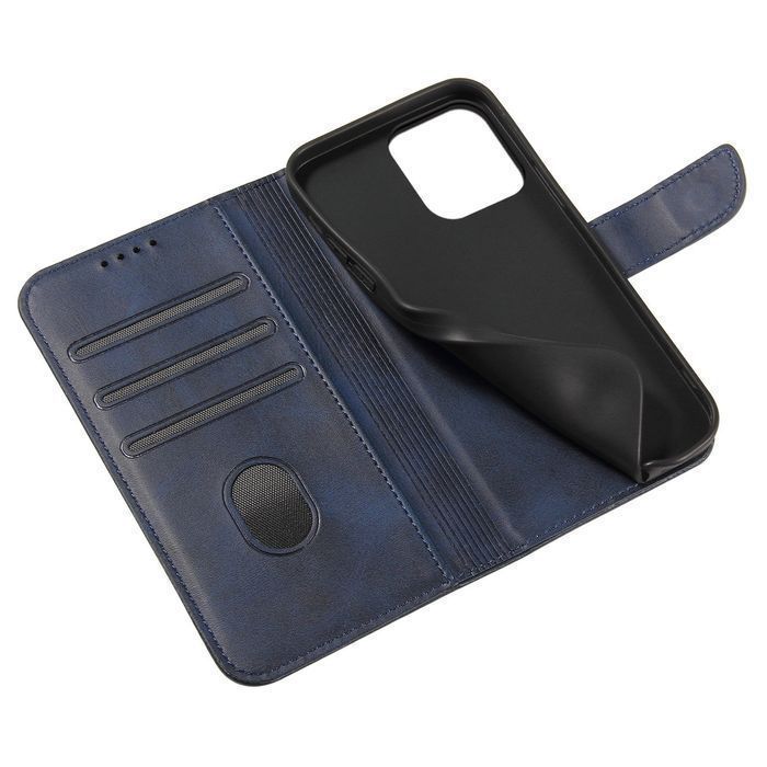 Etui Portfel Magnet Case do iPhone 15 Pro Max - Niebieskie