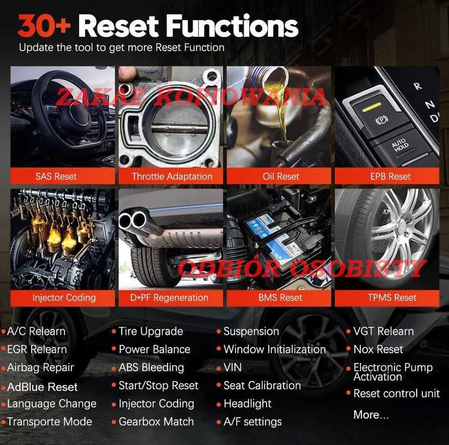 Skaner diagnostyczny, Xtool IP608, FULL SYSTEM DIAGNOSTICS OBD2