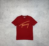 Мужская Футболка Tommy Hilfiger С Большим Логотипом Оригинал S-M