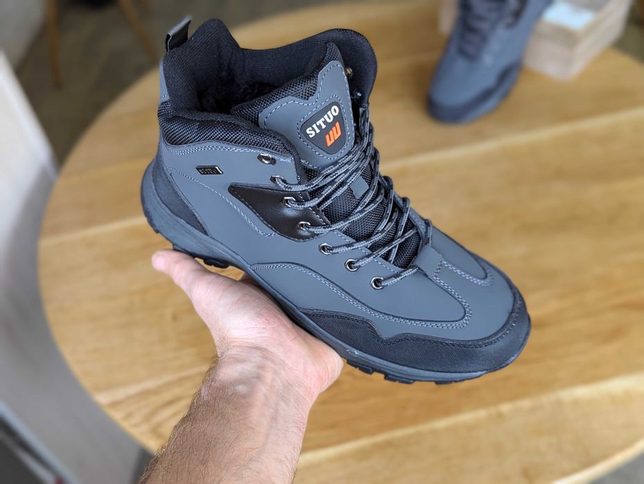 ЧОловічі Термо зимові черевики кросівки ТЕПЛІ і міцні Ботинки термо