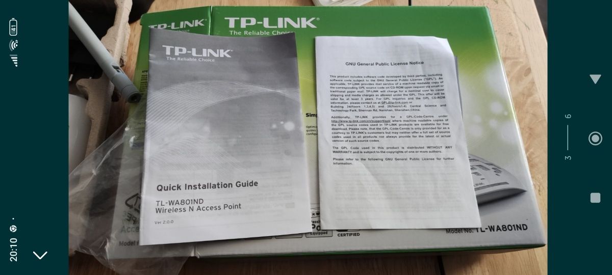 Acess point repetidor Tp Link TL-WA801ND
