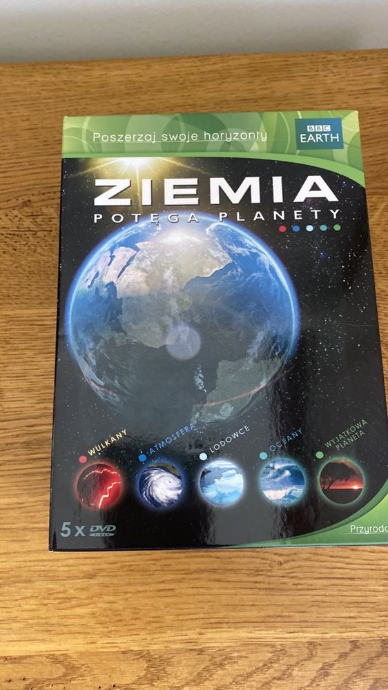 Ziemia - potęga planety - 5 DVD - jak nowe