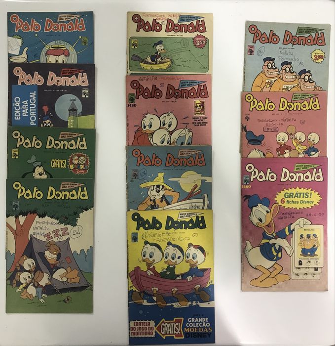 Lote de revistas BD Pato Donald