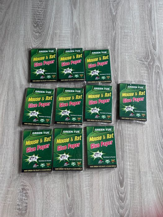 Pułapka lep na myszy szczury mała 24x17 cm 10 sztuk