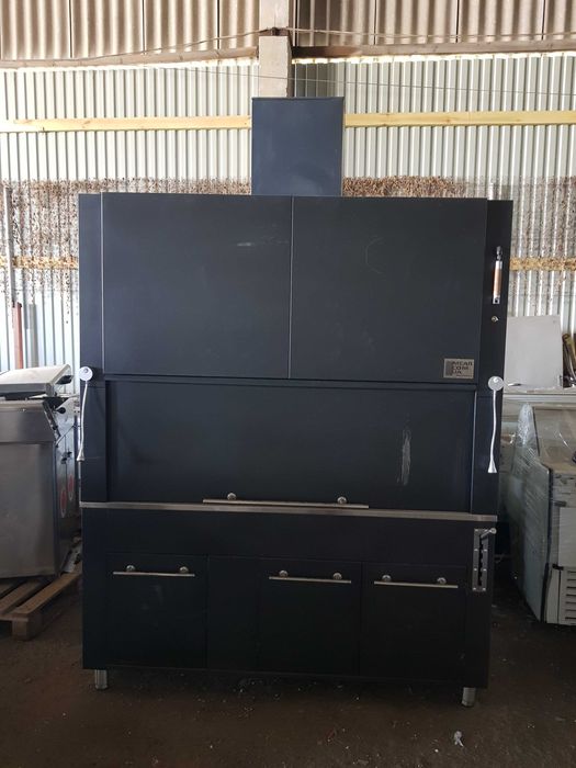 Мангал професійний з вертелем та решітками гриль ПРОФ-010