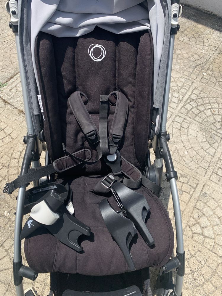 Carrinho bugaboo bee + patim + adaptadores maxicosi