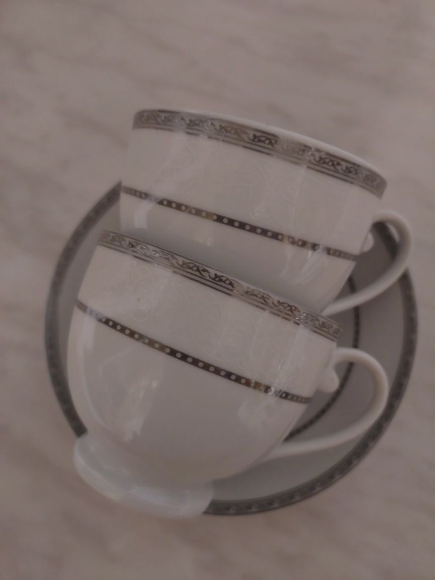 Чашка кофейная чайная  костяной фарфор