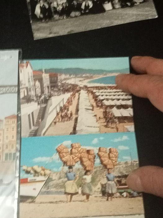 Belo conjunto de postais vintage da Nazaré