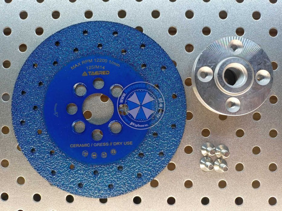 Tarcza diamentowa 125mm 2w1 do cięcia szlifowania płytek kamienia