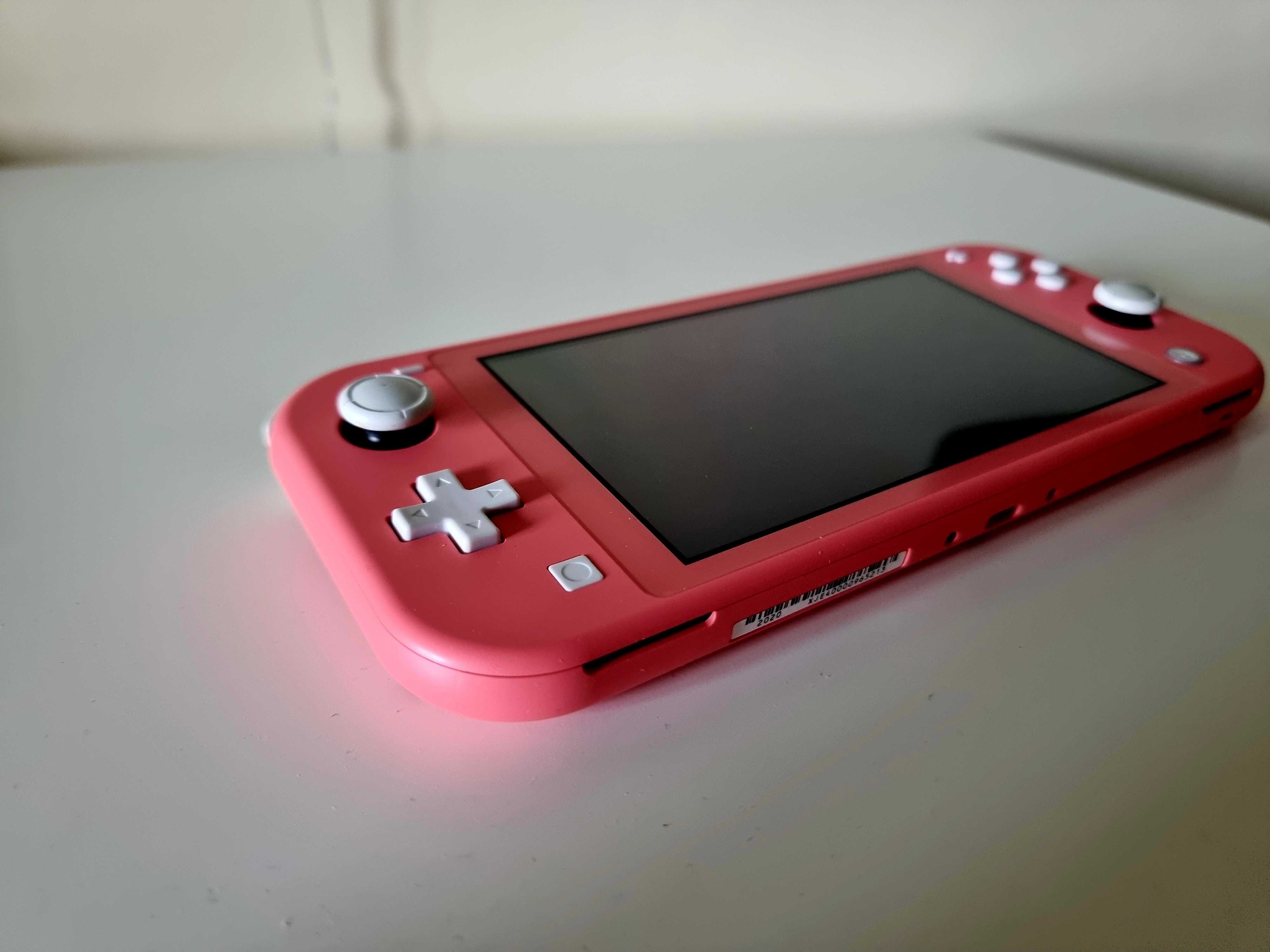 Konsola Nintendo Switch Lite komplet różowa