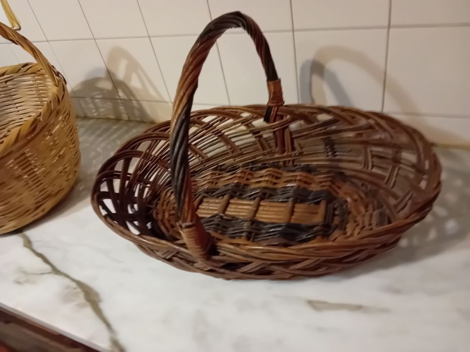 Conjunto de 2 Cestinhas em Verga