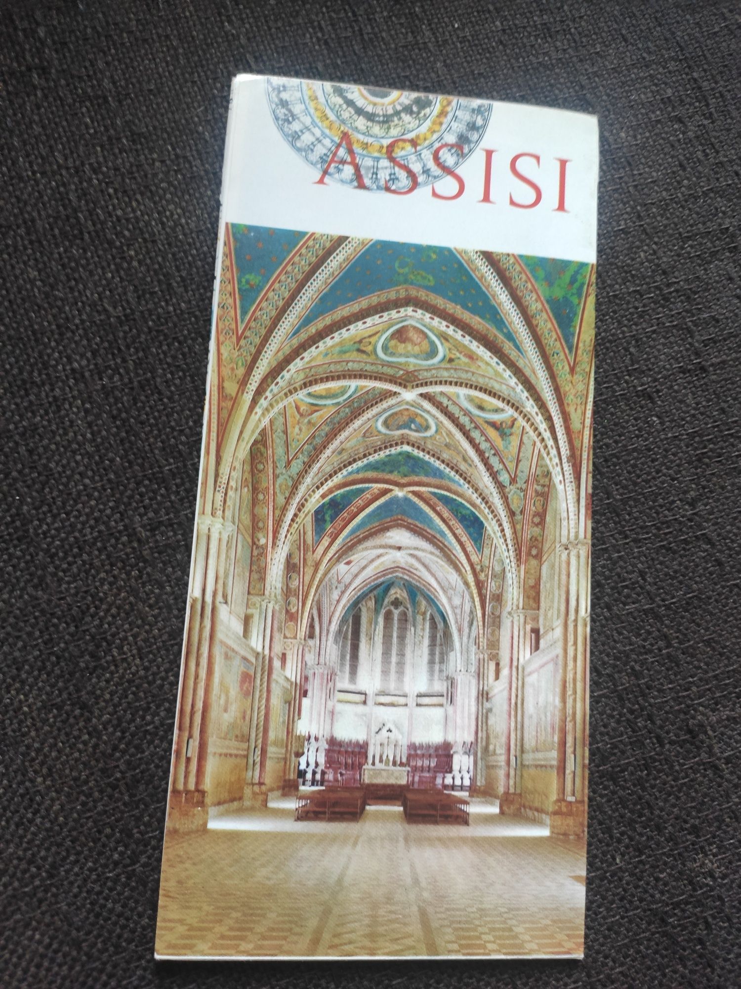 Stara ulotka "Assisi" w języku angielskim ( chyba z końca lat 70tych)