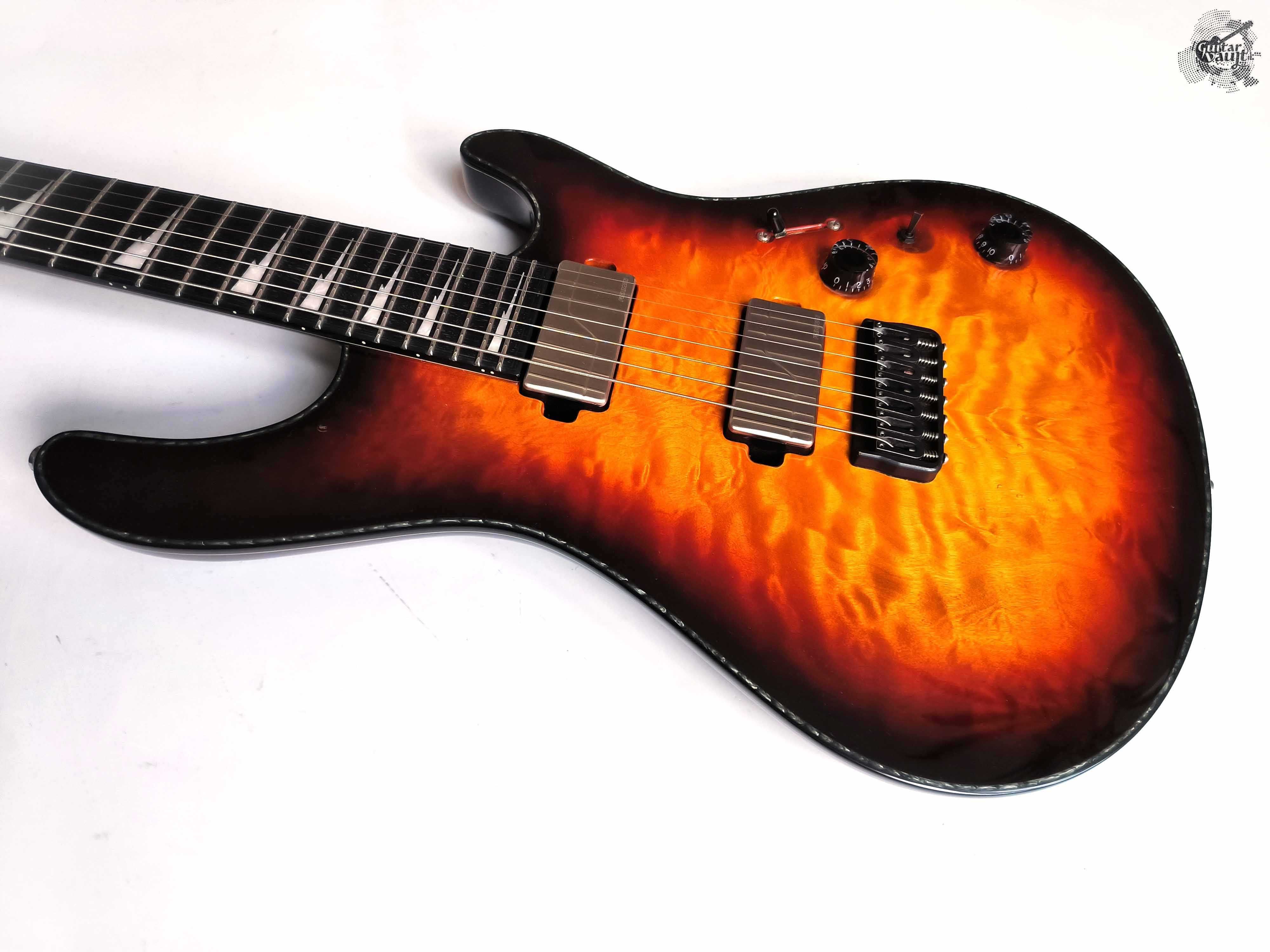 Mayones Regius 7 Custom Order w/Quilt AAA Top '2014 Sunburst