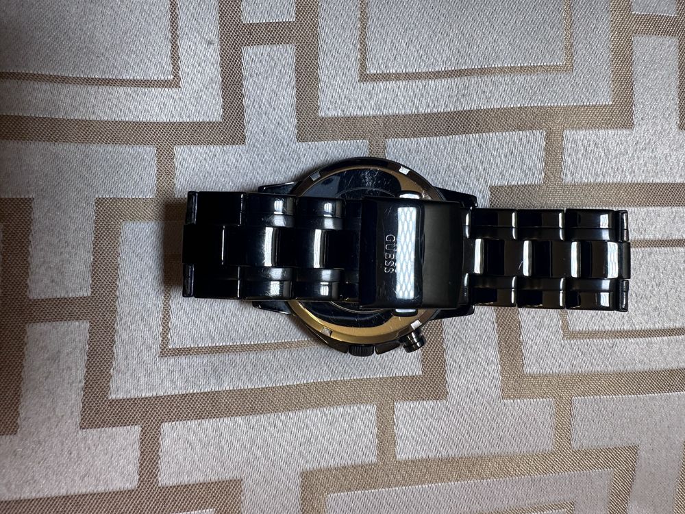 Czarny zegarek męski GUESS SPEC Z BRANSOLETKĄ GW0490G3