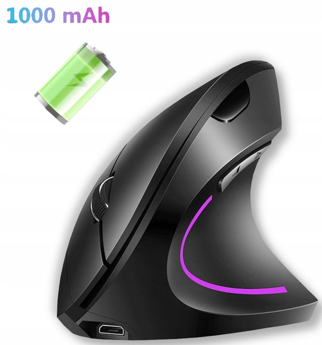 Ergonomiczna Bezprzewodowa Mysz Pionowa W2400