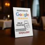 Stojak google do pozyskiwania opini NFC