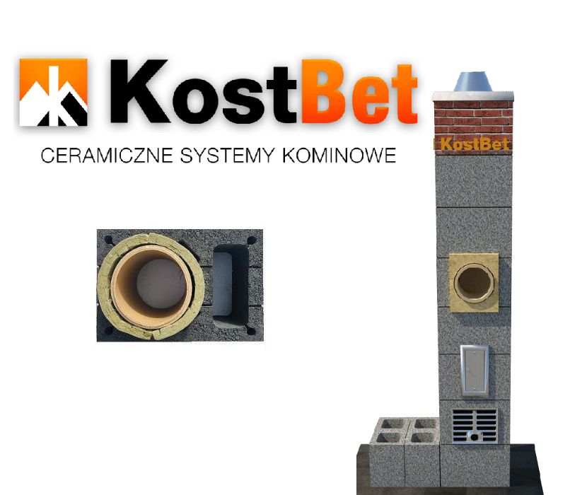 System Kominowy 8mb 200mm z wentylacją