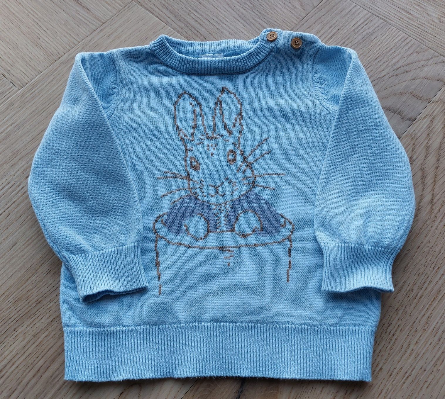 Sweterek dla chłopca Peter Rabbit Piotruś Królik sesja Wielkanoc