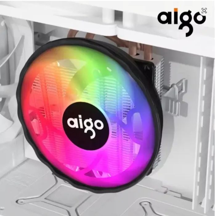 Кулер горизонтальный для процессора Aigo ICE400X, 120 мм, 160 Вт +2011