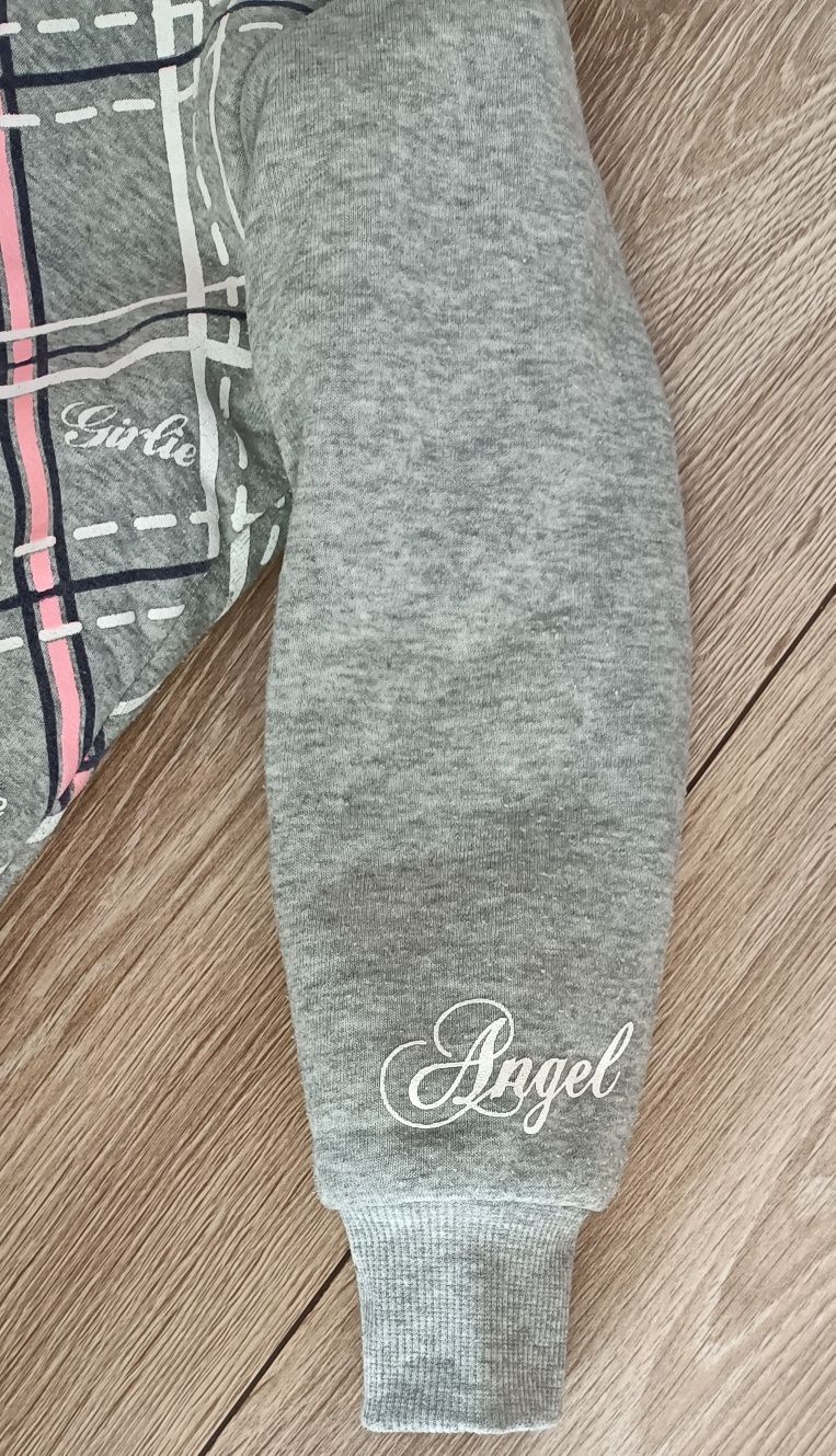 Ciepła bluza, kurtka z futerkiem, r. 98-104