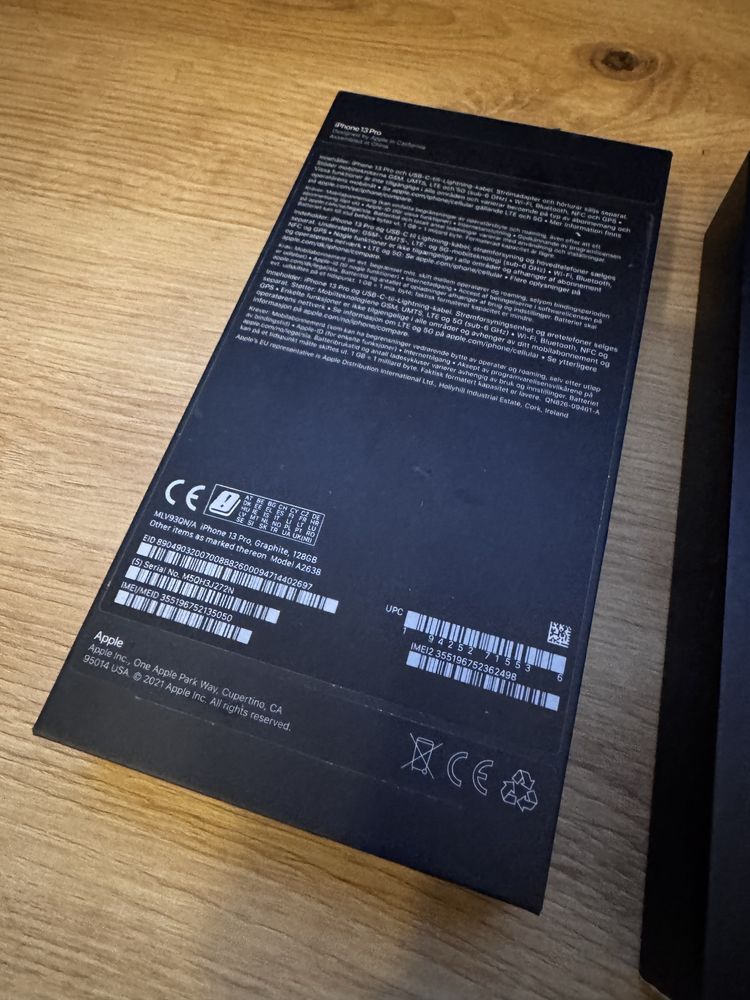 Iphone 13 pro 128gb pudelko opakowanie