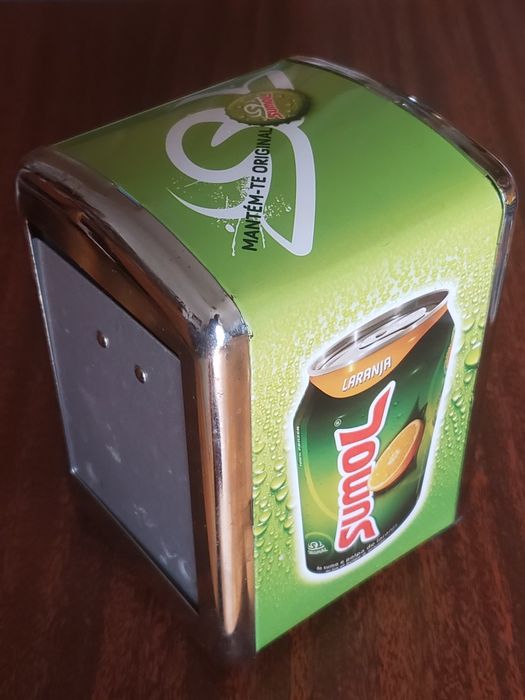 Porta guardanapos Sumol