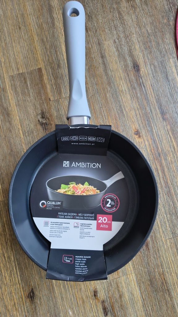 Patelnia 20 cm głęboka Alto