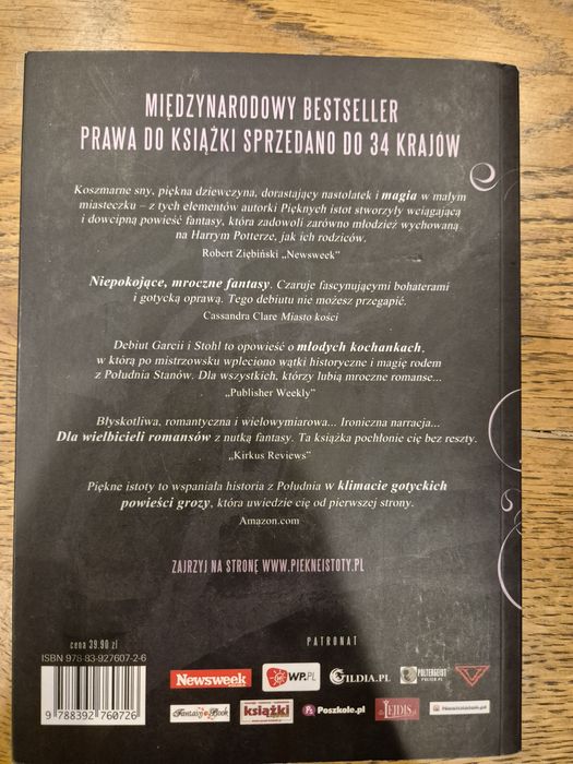 Książka Piękne Istoty