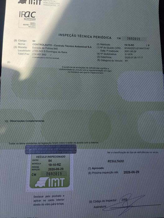 VW Bora 1.9 TDI usado