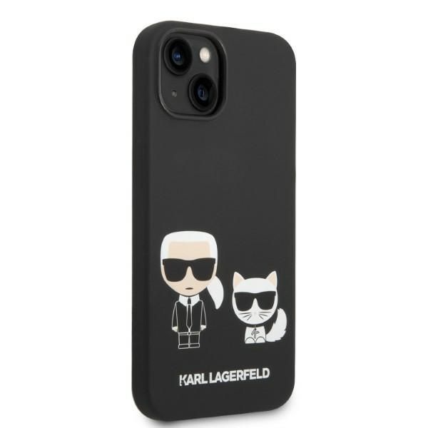 Etui Karl Lagerfeld Karl & Choupette Ikonik dla iPhone 14/15/13 6,1"