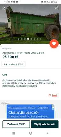 Uwaga rozrzutnik joskin