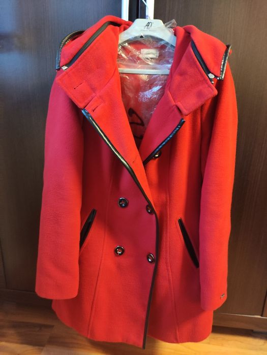 Płaszcz zimowy, kurtka w bdb stanie rozm. L bdb. gatunek