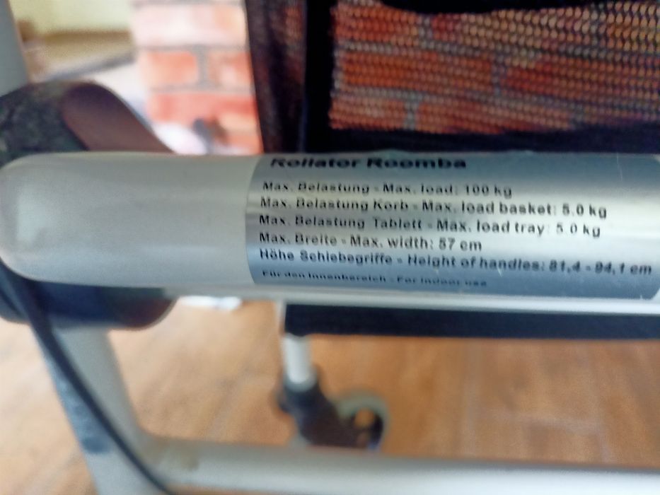 Balkonik, wózek, Rollator
