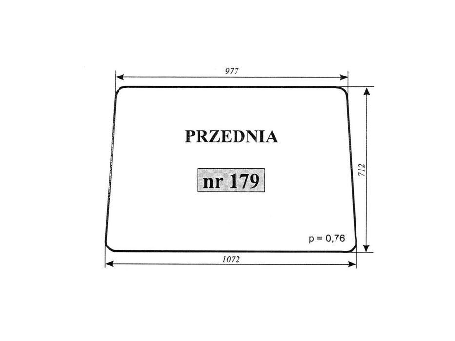 szyba przednia c-330 osiny 179