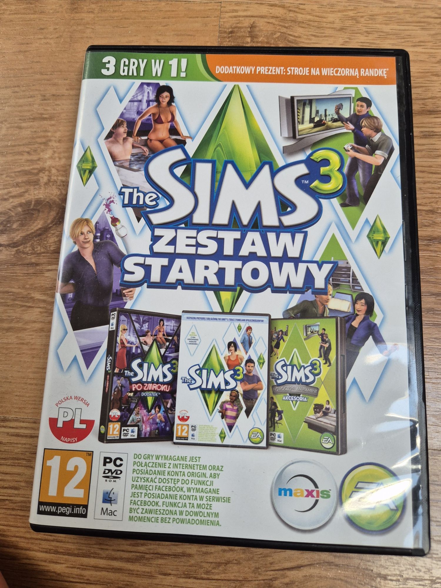Gra na PC sims 3 zestaw startowy
