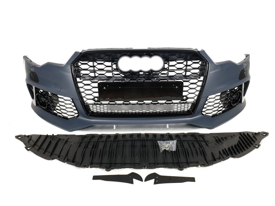 Передній бампер в стилі RS6 Quattro для Audi A6 C7 2011-2014