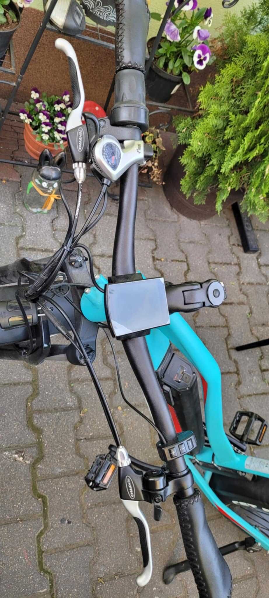 Modny i wygodny rower elektryczny Jobobike Robin - niebieski fatbike