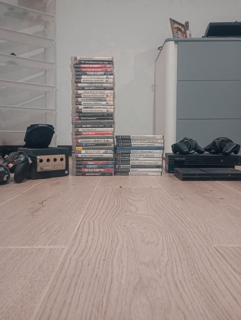 PS2 + PS3 + GameCube + 44 Jogos – Lote Retro Gamer (NÃO TESTADO)