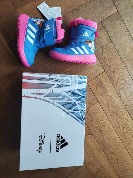 Dziecięce dziewczece buty zimowe sniegowce ADIDAS WINTERPLAY FROZEN I