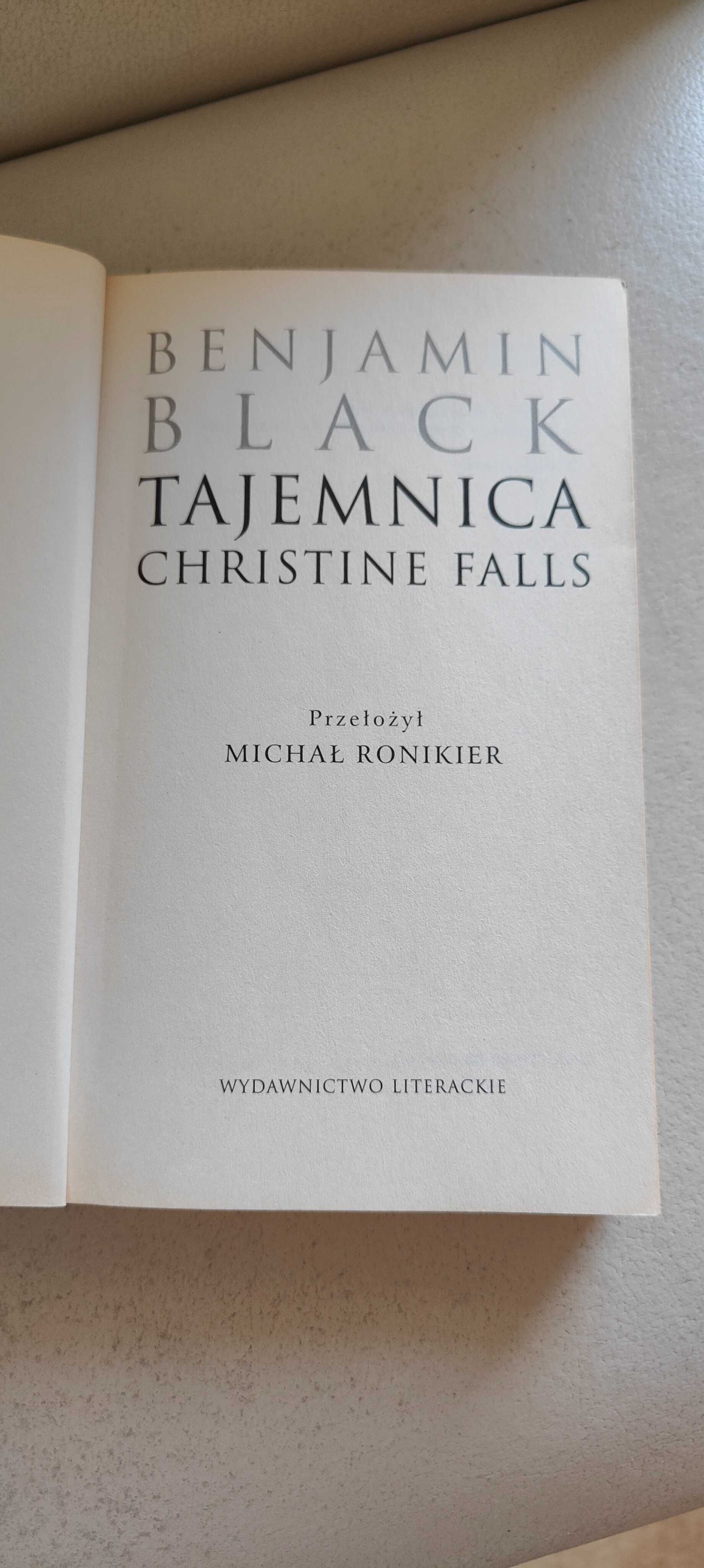 Tajemnica Christine Falls. Benjamin Black