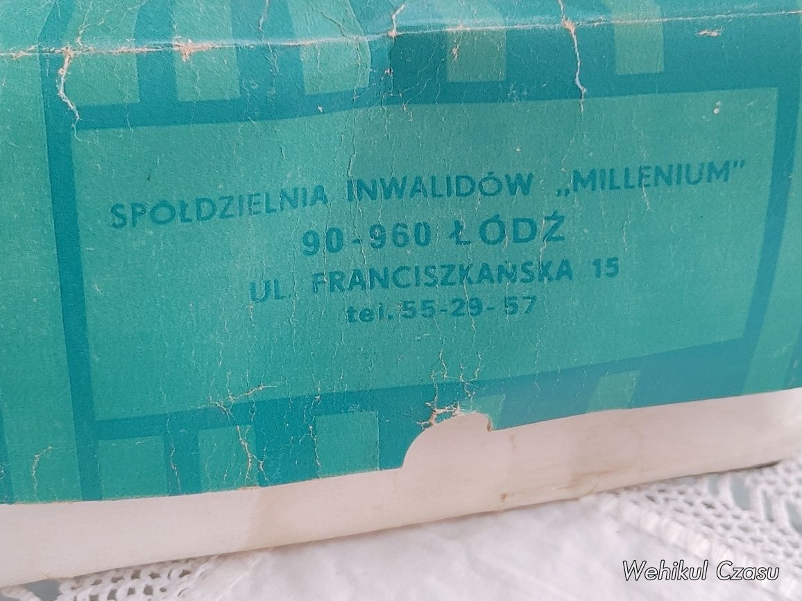 Lampki choinkowe PRL światełka świece karbowane retro vintage