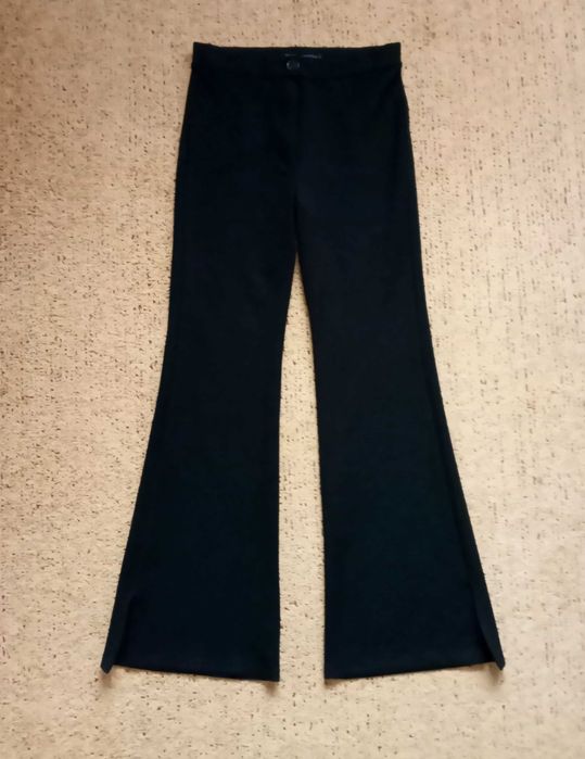 Брюки клёш Zara с разрезами р. М (28).