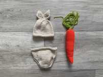 Костюм зайчика newborn для фотосесії