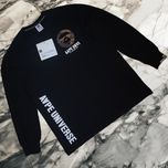 Лонгслів Bape big logo camo black (Розмір М)