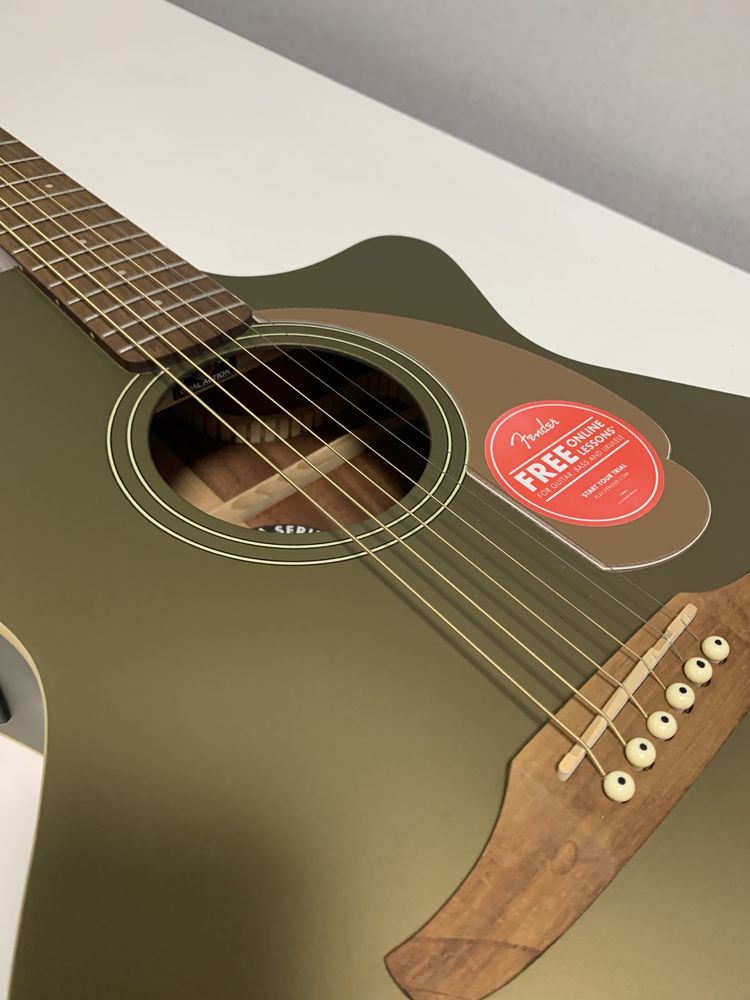 Гітара Fender Newporter Player Olive Satin+ чехол+ подарунок