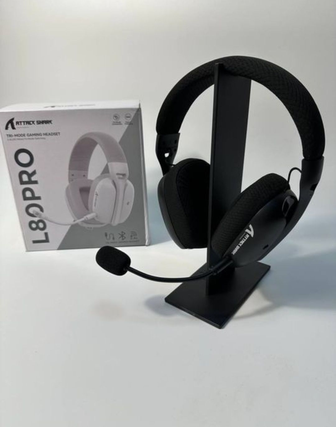 Ігрові Навушники Attack Shark L80 Pro(Black/White)