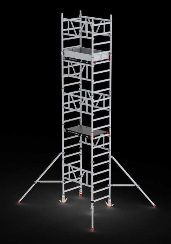 Aluguer Plataforma em aluminio - altura até 7,8 m, por dia desde